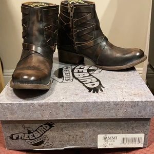 Freebird Sammi strappy ankle boots